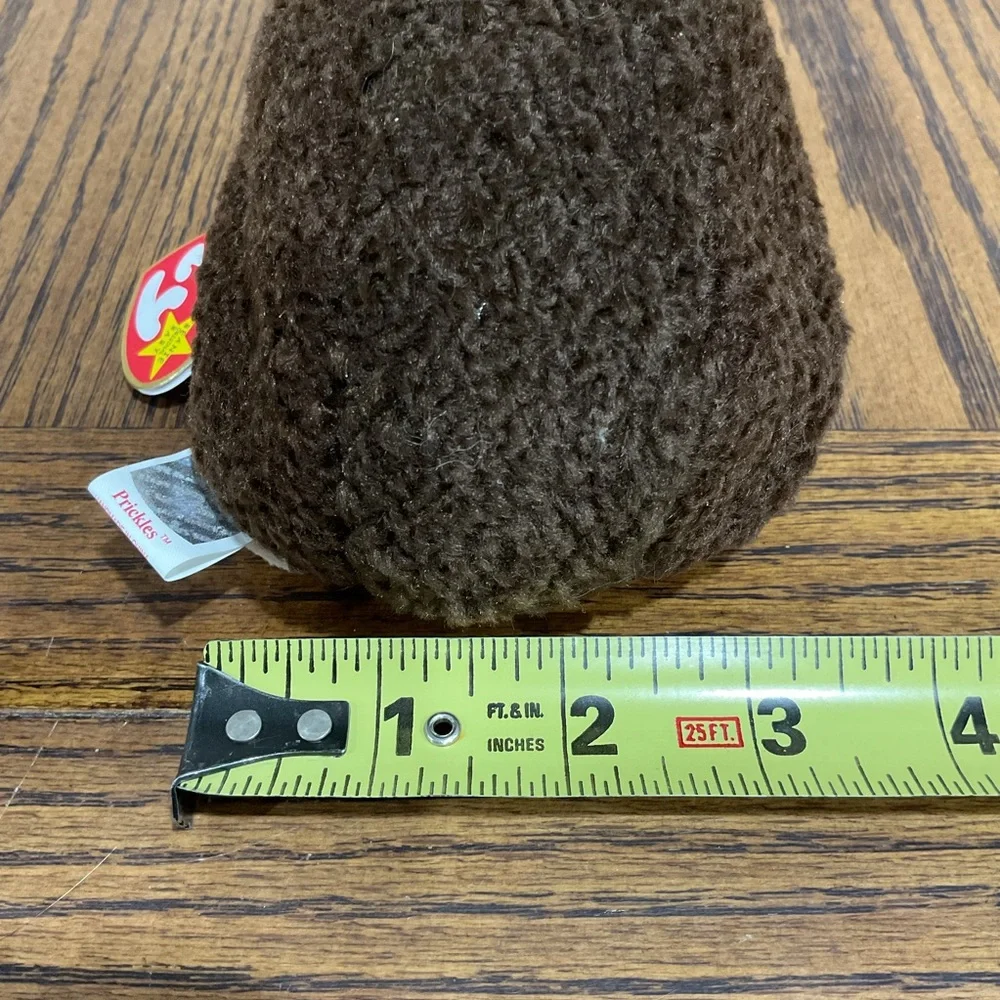 Ty Plush Hedgehog Toy - Brown and Tan